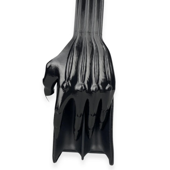 SOLD patent croc claw goth shoulder bag small black - Picture 3 of 7